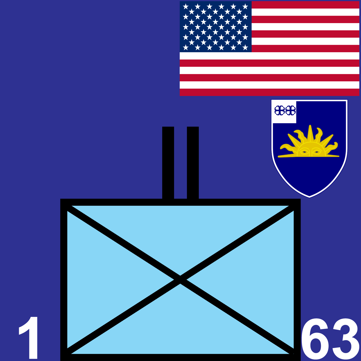 1st Battalion, 63rd Infantry Regiment icon